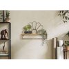 Mauro Ferretti wandplank Panama 55x20,3x39,5 cm bruin