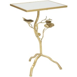 Mauro Ferretti bijzettafel Tisty 40x30x60 cm goud