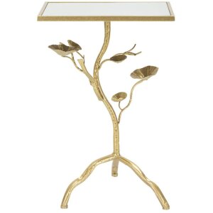 Mauro Ferretti bijzettafel Tisty 40x30x60 cm goud