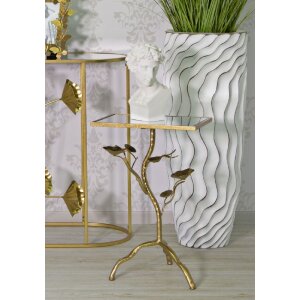 Mauro Ferretti bijzettafel Tisty 40x30x60 cm goud