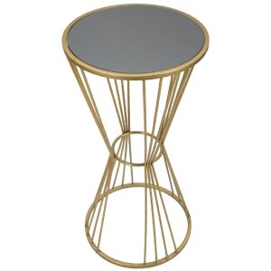 Mauro Ferretti bijzettafel Super Ø 40x80 goud