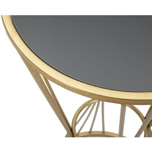 Mauro Ferretti bijzettafel Super Ø 40x80 goud