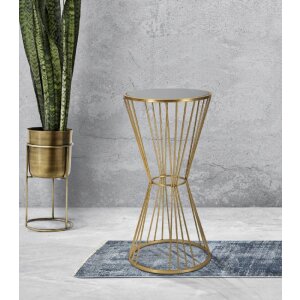 Mauro Ferretti bijzettafel Super Ø 40x80 goud