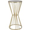 Mauro Ferretti bijzettafel Super Ø 40x80 goud