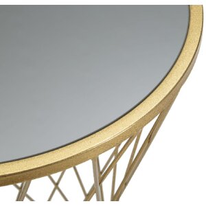 Mauro Ferretti bijzettafel toren nieuw Ø 40x80 goud