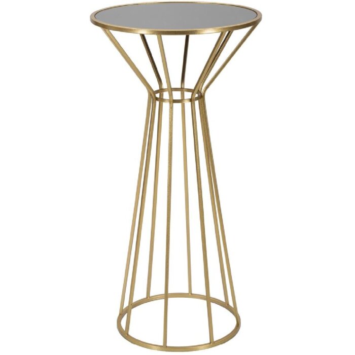 Mauro Ferretti bijzettafel Simple New Ø 50x100 goud