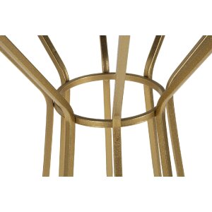 Mauro Ferretti bijzettafel Simple New Ø 50x100 goud