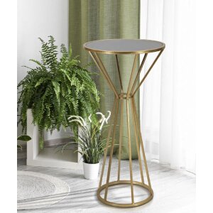 Mauro Ferretti bijzettafel Simple New Ø 50x100 goud