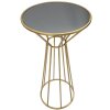 Mauro Ferretti bijzettafel Simple New Ø 50x100 goud