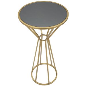 Mauro Ferretti bijzettafel Simple New Ø 40x80 cm goud