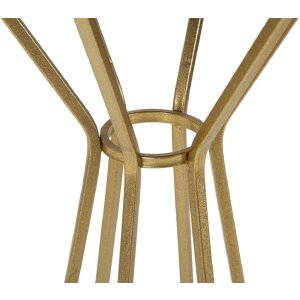Mauro Ferretti bijzettafel Simple New Ø 40x80 cm goud