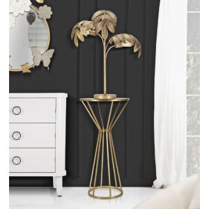 Mauro Ferretti bijzettafel Simple New Ø 40x80 cm goud