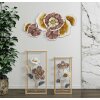 Mauro Ferretti bijzettafel bloemenset 2 stuks 36x36x70-30x30x60 cm veelkleurig