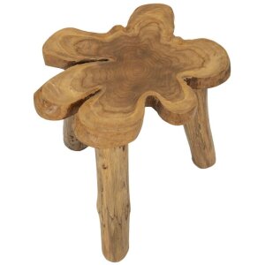 Mauro Ferretti bijzettafel Bintang 50x47x50 cm bruin