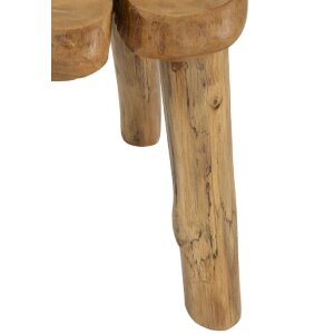 Mauro Ferretti bijzettafel Bintang 50x47x50 cm bruin