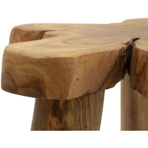 Mauro Ferretti bijzettafel Bintang 50x47x50 cm bruin