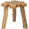 Mauro Ferretti bijzettafel Bintang 50x47x50 cm bruin