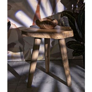 Mauro Ferretti kruk Budut Ø 38x45 cm bruin