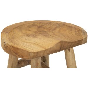 Mauro Ferretti kruk Sel 40x32x42 cm bruin