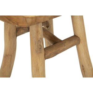 Mauro Ferretti kruk Sel 40x32x42 cm bruin
