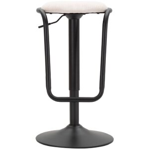 Mauro Ferretti barkruk Destiny Ø 41x61-83 cm zwart wit