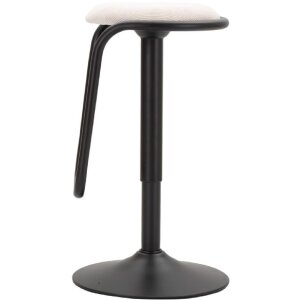 Mauro Ferretti barkruk Destiny Ø 41x61-83 cm zwart wit