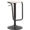 Mauro Ferretti barkruk Destiny Ø 41x61-83 cm zwart wit