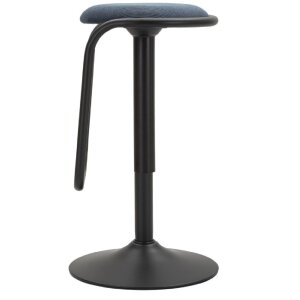 Mauro Ferretti barkruk Destiny Ø 41x61-83 cm zwart marine