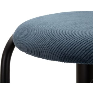 Mauro Ferretti barkruk Destiny Ø 41x61-83 cm zwart marine