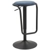 Mauro Ferretti barkruk Destiny Ø 41x61-83 cm zwart marine