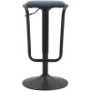 Mauro Ferretti barkruk Destiny Ø 41x61-83 cm zwart marine