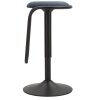 Mauro Ferretti barkruk Destiny Ø 41x61-83 cm zwart marine