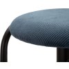 Mauro Ferretti barkruk Destiny Ø 41x61-83 cm zwart marine