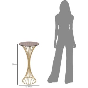 Mauro Ferretti Centur tafel Ø 40x82 cm goud