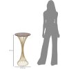 Mauro Ferretti Centur tafel Ø 40x82 cm goud