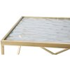 Mauro Ferretti bijzettafelset Glassy 2st 31,5x31,5x68 en 28x28x64 cm goud