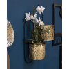 Mauro Ferretti wandvaas Hong dubbel 27x14x48 cm zwart goud