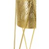 Mauro Ferretti bloemenstandaard Glat set van 2 21x20x46 en 18x18x32 cm goud