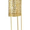 Mauro Ferretti bloemenstandaard Nat set van 2 Ø 17x46 en Ø 14x34 cm goud