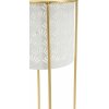 Mauro Ferretti bloemenstandaard Whity set van 2 Ø 17x46 en 14x34 cm witgoud