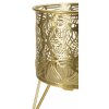 Mauro Ferretti bloemenstandaard Naty set van 2 Ø 16x20 en 13x20 cm goud