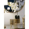 Mauro Ferretti bloemenstandaard Naty set van 2 Ø 16x20 en 13x20 cm goud