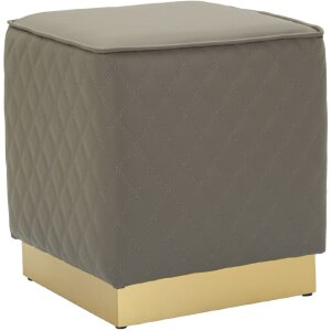 Mauro Ferretti Sharon kruk 35x35x38 cm grijs goud
