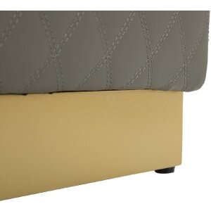 Mauro Ferretti Sharon kruk 35x35x38 cm grijs goud