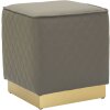 Mauro Ferretti Sharon kruk 35x35x38 cm grijs goud