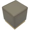 Mauro Ferretti Sharon kruk 35x35x38 cm grijs goud