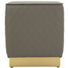 Mauro Ferretti Sharon kruk 35x35x38 cm grijs goud