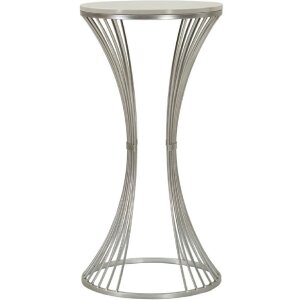 Mauro Ferretti Funnel bijzettafel Ø 40x79 cm zilver