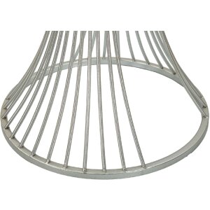 Mauro Ferretti Funnel bijzettafel Ø 40x79 cm zilver