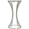 Mauro Ferretti Funnel bijzettafel Ø 40x79 cm zilver